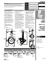 Cooper Lighting Halo L5300 Specification Sheet preview