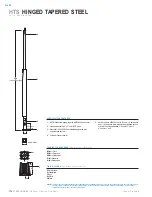 Предварительный просмотр 1 страницы Cooper Lighting HTS M1 E1 Z1 Specification Sheet