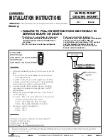 Preview for 1 page of Cooper Lighting IMI-446 Installation Instructions