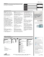 Cooper Lighting Interior Wall Luminaire 612-LB Specification Sheet предпросмотр