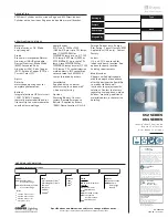 Cooper Lighting Interior Wall Luminaire 653 Specification Sheet предпросмотр