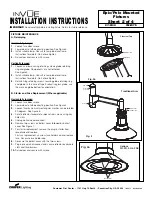 Предварительный просмотр 2 страницы Cooper Lighting INVUE IMI-575 Installation Instructions