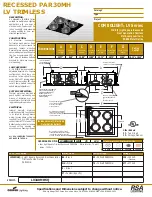 Preview for 1 page of Cooper Lighting LV340M HSQ Specification Sheet