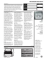 Cooper Lighting MCGRAW-EDISON 70 - 200W Specification Sheet preview