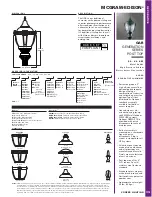 Cooper Lighting MCGRAW-EDISON GAR Specification Sheet предпросмотр