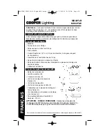 Preview for 18 page of Cooper Lighting MD42FLB Instruction Manual