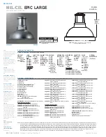 Cooper Lighting MEL25MWW2SXSWBK Specification Sheet предпросмотр