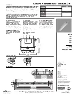 Cooper Lighting Metalux 132 Specifications preview