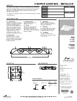 Cooper Lighting METALUX 214T5 Specifications preview