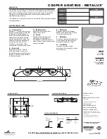 Cooper Lighting Metalux 217T8 Specifications preview