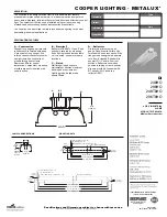 Cooper Lighting Metalux 248HO Specifications preview