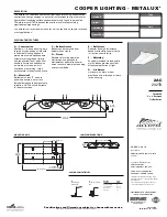 Cooper Lighting METALUX 2AC 232T8 Manual preview