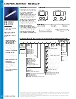 Preview for 1 page of Cooper Lighting Metalux 410 Specification Sheet