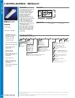 Предварительный просмотр 1 страницы Cooper Lighting Metalux BI Series Specification Sheet