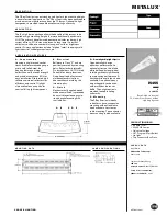 Preview for 1 page of Cooper Lighting Metalux I5455 Specifications