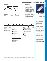 Cooper Lighting Metalux IA Series Specifications preview