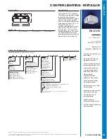 Cooper Lighting Metalux P3 Series Specifications предпросмотр