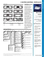 Cooper Lighting Metalux RDI SERIES Specifications preview