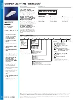 Preview for 1 page of Cooper Lighting Metalux SA SERIES Specifications