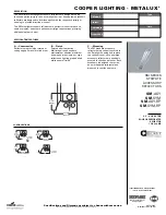 Cooper Lighting METALUX SM-ASY Specifications preview