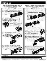 Cooper Lighting METALUX SNLED Installation Instructions предпросмотр