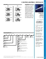 Preview for 1 page of Cooper Lighting Metalux T5 Specifications