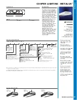 Cooper Lighting Metalux UT Series Specifications preview