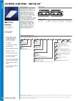 Cooper Lighting Metalux WB SERIES Specifications preview