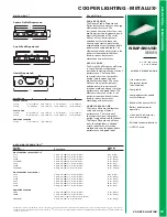 Preview for 1 page of Cooper Lighting Metalux Wrap Round Series Specifications