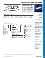 Preview for 1 page of Cooper Lighting METALUX WTS Series Specifications