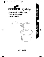 Предварительный просмотр 1 страницы Cooper Lighting N175MV Instruction Manual