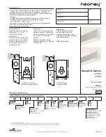 Preview for 1 page of Cooper Lighting Neo-Ray's 22DIW Specification