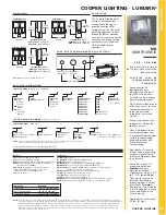 Предварительный просмотр 1 страницы Cooper Lighting Nighthawk III Specification Sheet