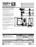 Preview for 1 page of Cooper Lighting PM132ob Specification Sheet