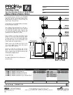 Preview for 1 page of Cooper Lighting PM133ob Specification Sheet