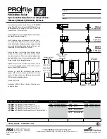 Cooper Lighting PM134OB Specification Sheet предпросмотр