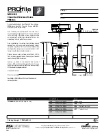 Cooper Lighting PM612cb Specification Sheet preview