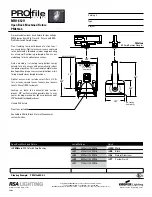 Preview for 1 page of Cooper Lighting PM612ob Specification Sheet