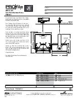 Preview for 1 page of Cooper Lighting PM614ob Specification Sheet