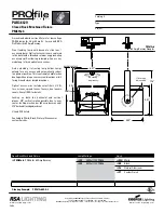 Cooper Lighting PM615cb Specification Sheet предпросмотр