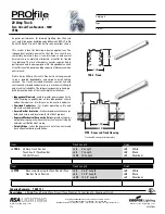 Preview for 1 page of Cooper Lighting Profile FTP4 Specification Sheet