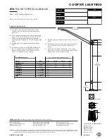 Cooper Lighting Round Tapered Aluminum ADH061623 Specifications preview