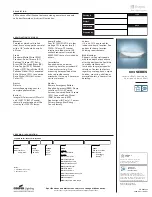 Cooper Lighting Shaper 603 Specification Sheet preview