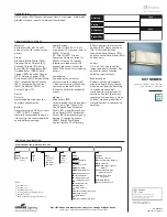 Cooper Lighting Shaper 607 Series Specification Sheet preview