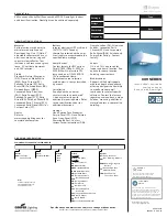 Preview for 1 page of Cooper Lighting Shaper 609 Specification Sheet