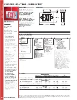 Предварительный просмотр 1 страницы Cooper Lighting SURE-LITES CCX20RWH Specification Sheet