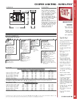 Предварительный просмотр 2 страницы Cooper Lighting SURE-LITES CCX20RWH Specification Sheet