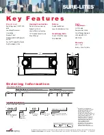 Предварительный просмотр 2 страницы Cooper Lighting Sure-Lites Chel Series Specifications