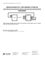 Preview for 8 page of Cooper Lighting Sure Lites EBP1400NCX Instruction Manual