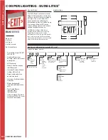 Cooper Lighting SURE-LITES EUS Series Specifications preview